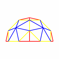 4v geodesic dome calculator